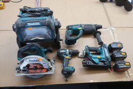 5 stk. elværktøj MAKITA