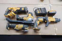 4 stk. elværktøj DEWALT