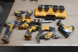 7 stk. elværktøj DEWALT