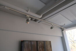 2 stk. skinner med 6 stk. LED-spots SUNFLUX 35W Track Light