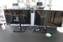 2 stk. computerskærme SAMSUNG S24E450, dockingstation LENOVO ThinkPad