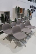 6 stk. mødestole MUUTO Fiber Swivel