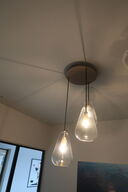 Lysekrone NUURA ANOLI med 3 stk. pendler