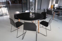 Mødebord med 6 stk. mødestole