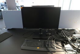 Computerskærm SAMSUNG S24E450, tastatur