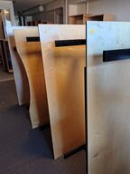 Fem hæve/sænkeborde assorterede