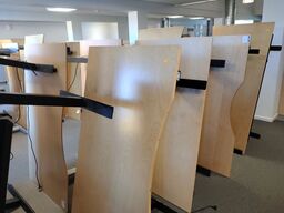 Fem hæve/sænkeborde assorterede