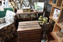 Metalkuffert, div. Trækasser uden indhold