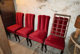 4 stk. stole samt reoler