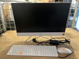 24" HP All-in-One PC + Mus, Tastatur