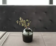 2 stk. menu troll vase medium 14 cm smoke(ubrugt)