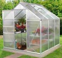 Vitavia venus 3800 alu drivhus 4mm polycarbonat 3,8 m² Inkl sokkel