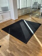 Gulvtæppe FRASTER ca. 240x240 cm