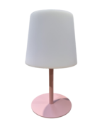 Genopladelig - Ude/ Inde Lampe Pink
