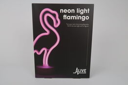 6 stk. Alive Neon light, flamingo