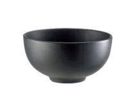 120 stk. Skål rund EHG 90 mm Sort 