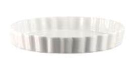40 stk. Tærteform 240 mm hvid porcelæn 