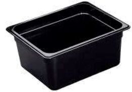 12 stk. Kantine 1/2 GN D150 mm sort Cambro