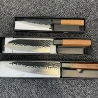 Japansk knivsæt med 3 dele – Hamret finish
