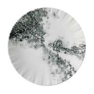 6 stk. Tallerken coupe dyb sort 272 mm Abstract Smoked Churchill