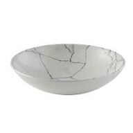 12 stk. Tallerken coupe dyb lys blå 182 mm Kintsugi Churchill
