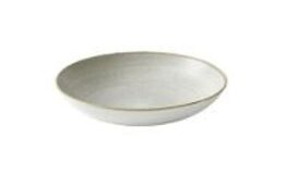 7 stk. Tallerken coupe dyb lys grå 248 mm Stonecast Raw Churchill
