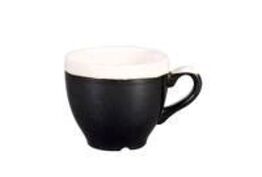 12 stk. Espresso kop sort 10 cl Monochrome Churchill
