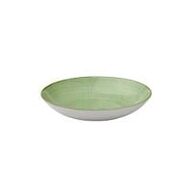 12 stk. Tallerken coupe dyb grøn 248 mm Stonecast Churchill