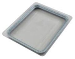 8 stk. Låg glat 1/2 GN klar m/silikonetætning Cambro