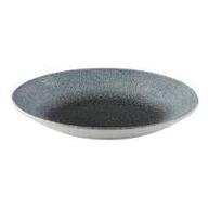 12 stk. Tallerken coupe dyb mørkeblå m/lyseblå D255mm Raku Duo