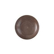 7 stk. Tallerken dyb coupe brun 248 mm Stonecast Raw Churchill