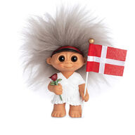 2 stk. Lykketrold student pige rød