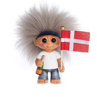 2 stk. Lykketrold student dreng blå