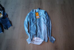 Cykeltrøje TWELVE SIXTEEN Sky Long Jersey Blue Multi Women Str: XL