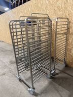 2 dobbelt gastro stik vogne + 3 rullebure (MOMSFRI)