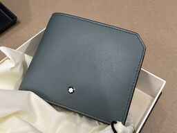 Pung MONTBLANC Soft Wallet 6cc Pewter MB198023