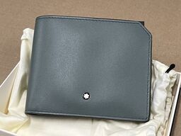 Pung MONTBLANC Soft Wallet 6cc Pewter MB198023