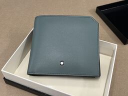 Pung MONTBLANC Soft wallet 4cc CoinC Pewter MB198027