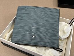 Pung MONTBLANC Wallet 8cc Pewter MB198191