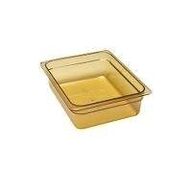6 stk. Kantine varmefast 1/2 GN D100 mm gul Cambro