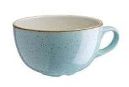 6 stk. Cappuccinokop lyseblå 46 cl Stonecast Churchill