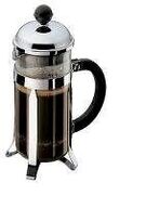 4 stk. Kaffebrygger krom/glas 35 cl 3 kop Bodum Chambord