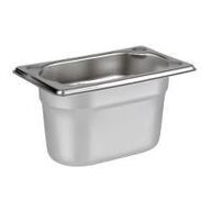 57 stk. Kantine stål 1/9 GN H100 mm 1 ltr APS med 52 stk. låg
