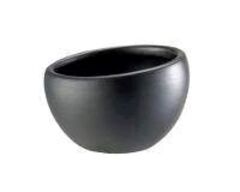 83 stk. Dipskål / æggebæger rund sort 50 mm 