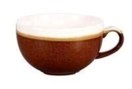 10 stk. Cappuccino kop brun 34 cl Monochrome Churchill