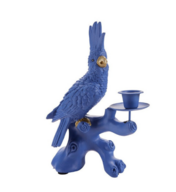 113 stk. Bahne  Papegøje lysestage - blå