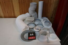 Diverse ventilation og fittings 