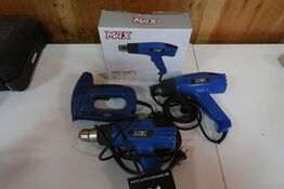 2 stk. Varmepistoler & pistol