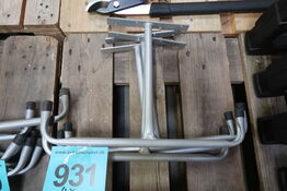 4 stk. Redskabs ophæng / slangeophæng