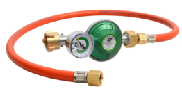 Gasregulator inklusive sikkerhedsmanometer 1,1 m SE